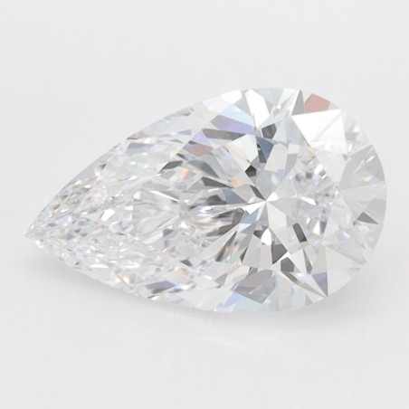 Diament laboratoryjny szlif gruszkowy, 1.52ct, IF, D, IGI LG668432049