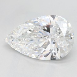 Diament laboratoryjny szlif gruszkowy, 2.7ct, VVS1, D, GIA 5493848589