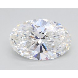 Diament laboratoryjny szlif owalny, 3ct, VVS2, D, IGI LG735581284