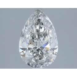 Diament szlif gruszkowy, 2ct, SI2, G, HRD 250000217514