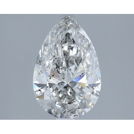 Diament szlif gruszkowy, 2ct, SI2, G, HRD 250000217514
