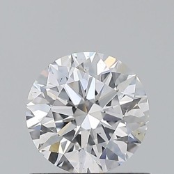Diament szlif okrągły, 0.6ct, SI1, D, GIA 6515156537