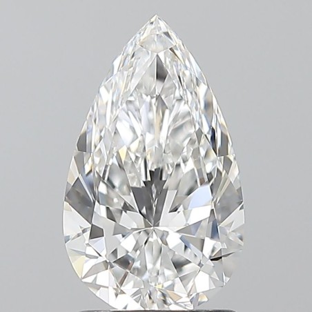 Diament szlif gruszkowy, 1.5ct, VVS1, F, GIA 7541155314