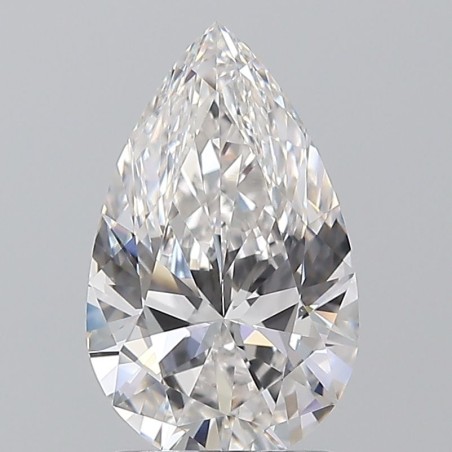Diament szlif gruszkowy, 1.5ct, VS2, F, GIA 5543052340
