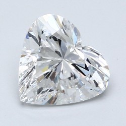 Diament laboratoryjny serce, 3ct, VVS2, E, GIA 6512079646