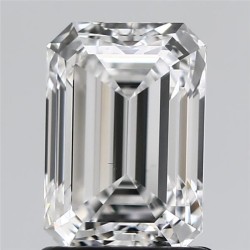 Diament szlif szmaragdowy, 1.4ct, VS1, D, GIA 1455712566