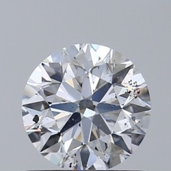 Diament szlif okrągły, 0.7ct, SI2, D, GIA 6422381323
