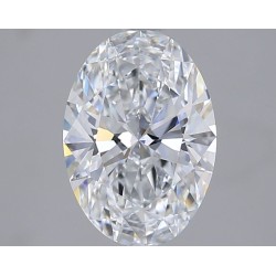 Diament laboratoryjny szlif owalny, 2.12ct, VVS2, E, IGI LG750503604
