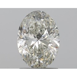 Diament szlif owalny, 1.51ct, SI2, H, HRD 230000133779