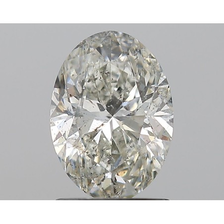 Diament szlif owalny, 1.51ct, SI2, H, HRD 230000133779