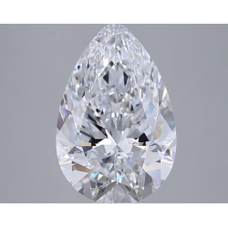 Diament laboratoryjny szlif gruszkowy, 2.78ct, VVS2, D, IGI LG750524129