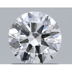 Diament szlif okrągły, 1ct, SI1, D, GIA 1435831747