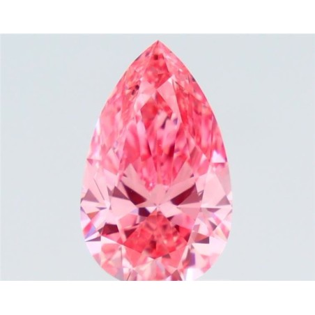 Diament o barwie fantazyjnej szlif gruszkowy, 1.02ct, SI1, Fancy Vivid Pink, GIA 2496744805