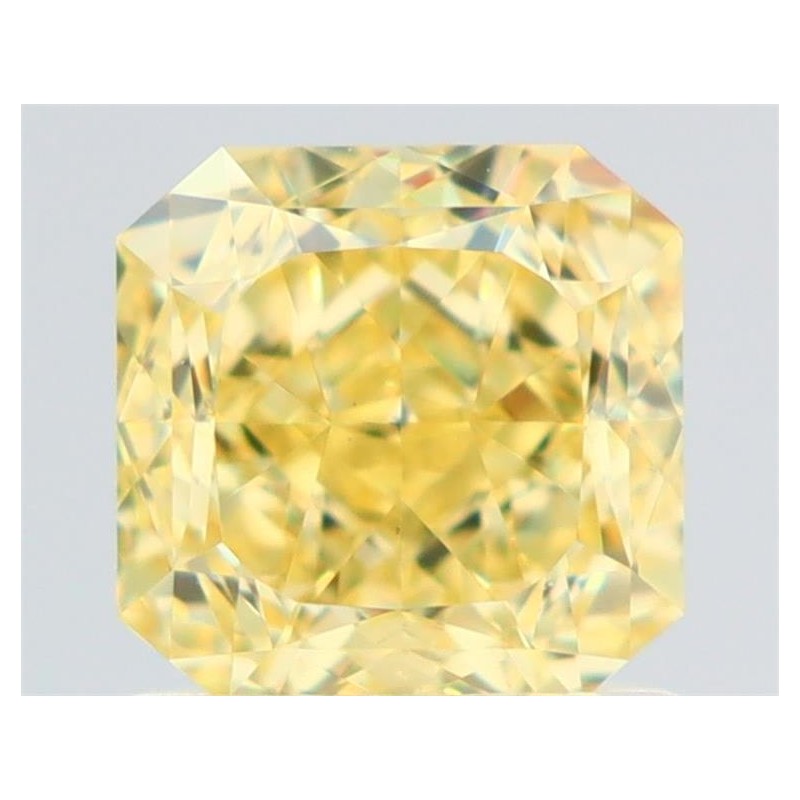 Diament o barwie fantazyjnej szlif schodkowy, 1.32ct, VVS2, Fancy Intense Yellow, GIA 5232481702