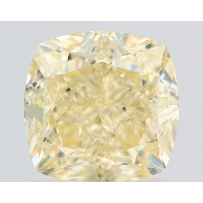 Diament o barwie fantazyjnej szlif poduszkowy brylantowy, 1.17ct, SI1, Fancy Light Yellow, GIA 1232519143