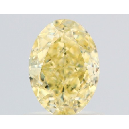 Diament o barwie fantazyjnej szlif owalny, 1ct, VS2, Fancy Yellow, GIA 6237750384
