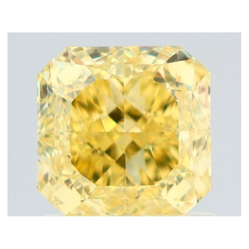 Diament o barwie fantazyjnej szlif schodkowy, 1.21ct, VVS2, Fancy Intense Yellow, GIA 1236472431