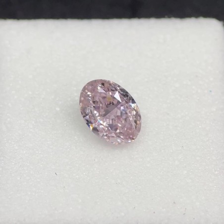 Diament o barwie fantazyjnej szlif owalny, 0.3ct, VS2, Fancy Brownish Pink, GIA 5473178612