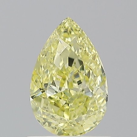 Diament o barwie fantazyjnej szlif gruszkowy, 1.01ct, SI1, Fancy Yellow, GIA 2235776969