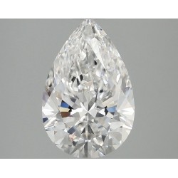 Diament laboratoryjny szlif gruszkowy, 2.1ct, VVS2, E, IGI LG741590402