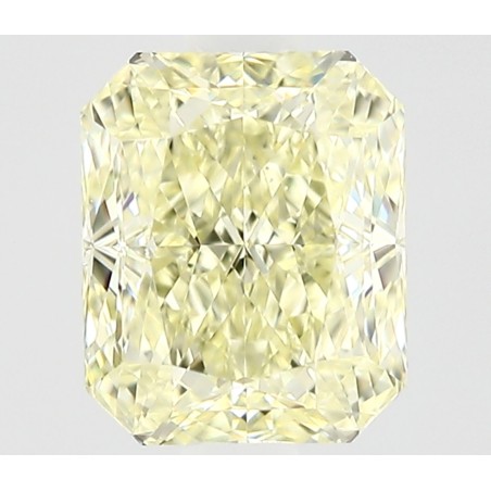 Diament o barwie fantazyjnej radiant, 0.6ct, VS1, Fancy Light Yellow, GIA 7546113927