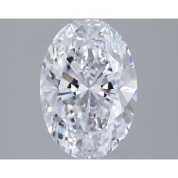Diament laboratoryjny szlif owalny, 1.53ct, IF, D, IGI LG750523959