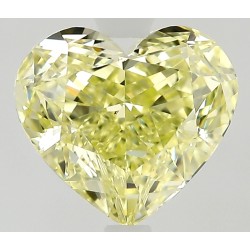 Diament o barwie fantazyjnej serce, 1.33ct, VS1, Fancy Yellow, GIA 1539645840
