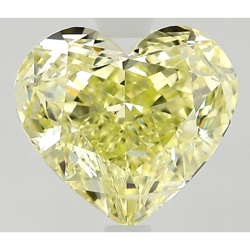 Diament o barwie fantazyjnej serce, 1.33ct, VS1, Fancy Yellow, GIA 1539645840