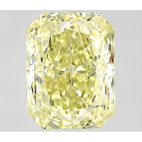 Diament o barwie fantazyjnej radiant, 1.07ct, VVS1, Fancy Light Yellow, GIA 7538861794