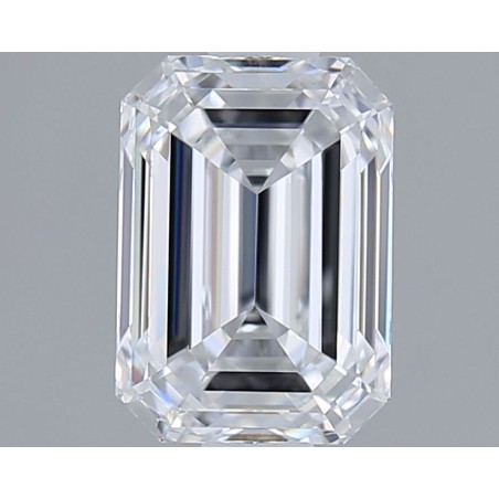 Diament laboratoryjny szlif szmaragdowy, 1.24ct, VVS2, D, IGI LG750589658