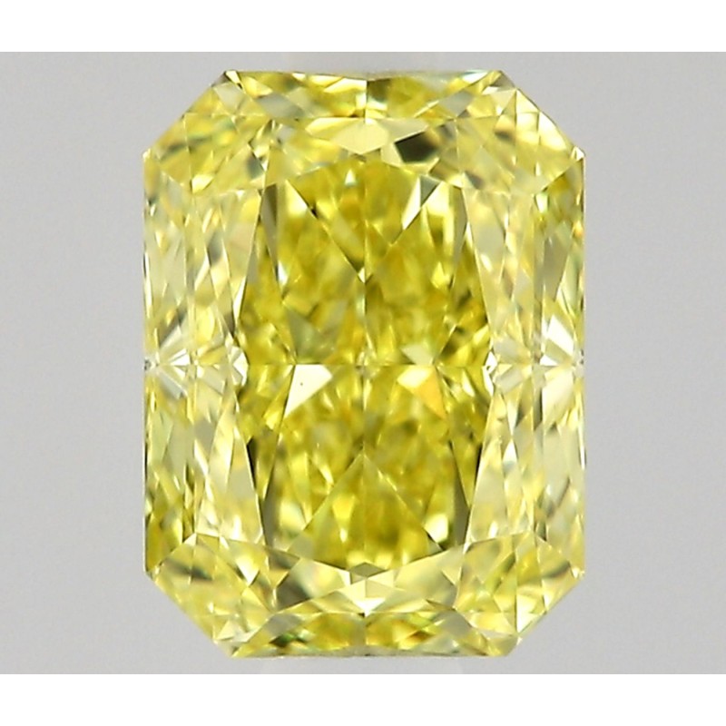 Diament o barwie fantazyjnej radiant, 0.67ct, VS1, Fancy Intense Yellow, GIA 5543103618