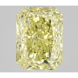 Diament o barwie fantazyjnej radiant, 0.59ct, VS2, Fancy Yellow, GIA 7541131113