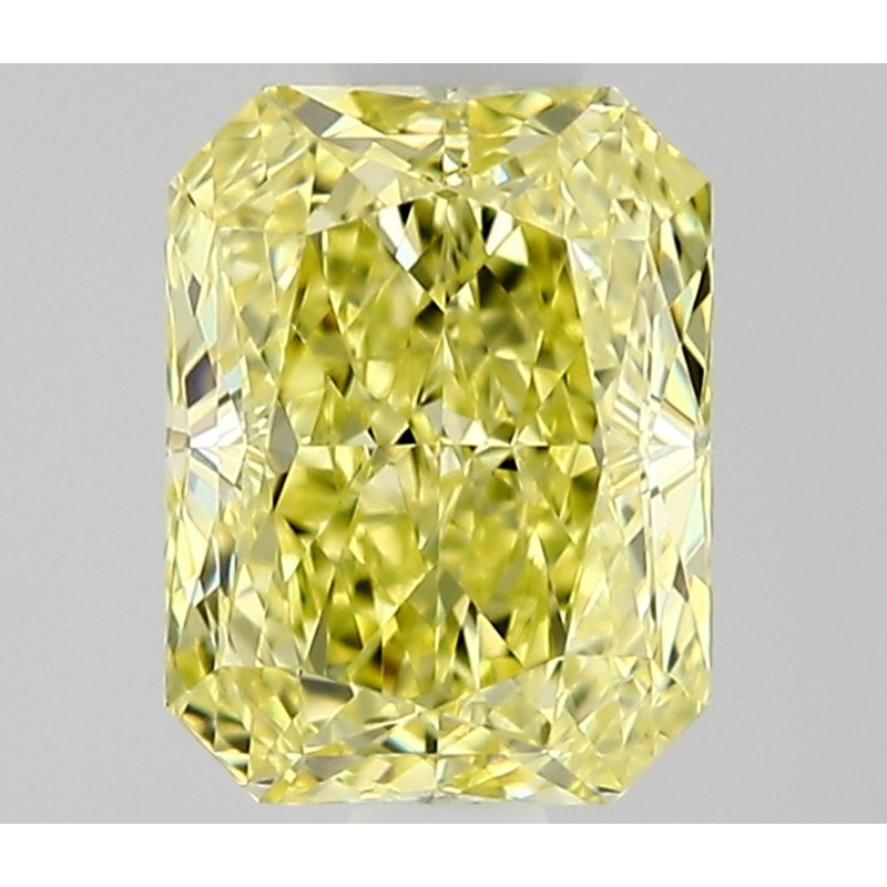 Diament o barwie fantazyjnej radiant, 0.57ct, VVS1, Fancy Yellow, GIA 3545113940