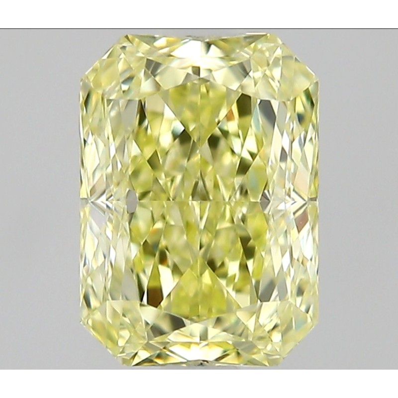 Diament o barwie fantazyjnej radiant, 0.65ct, VS1, Fancy Light Yellow, GIA 2547069818