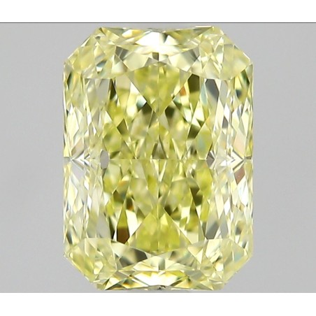 Diament o barwie fantazyjnej radiant, 0.65ct, VS1, Fancy Light Yellow, GIA 2547069818