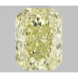 Diament o barwie fantazyjnej radiant, 0.65ct, VS2, Fancy Light Yellow, GIA 2546131125
