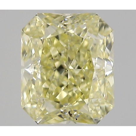 Diament o barwie fantazyjnej radiant, 0.5ct, SI1, Fancy Light Yellow, GIA 2544098275