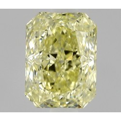 Diament o barwie fantazyjnej radiant, 0.5ct, VVS1, Fancy Yellow, GIA 1545149183