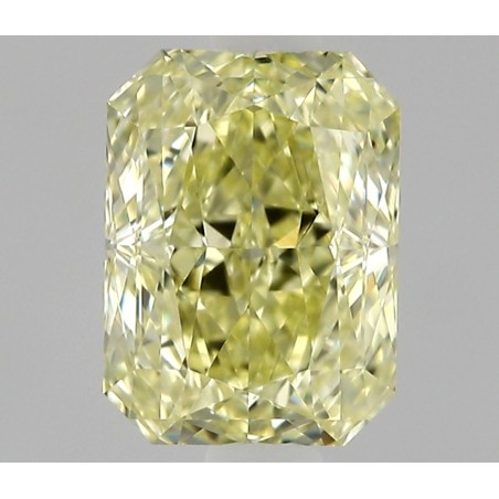 Diament o barwie fantazyjnej radiant, 0.5ct, VVS1, Fancy Yellow, GIA 1545149183