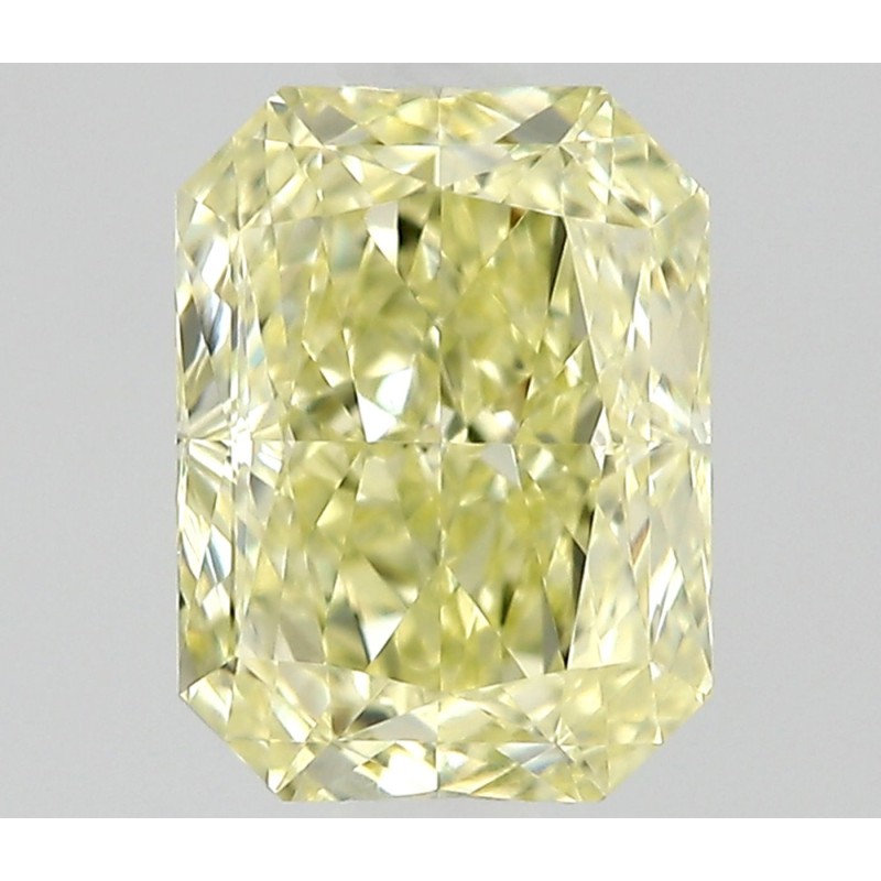 Diament o barwie fantazyjnej radiant, 0.5ct, VS2, Fancy Light Yellow, GIA 7546057725
