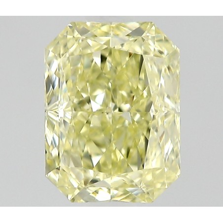 Diament o barwie fantazyjnej radiant, 0.5ct, VS2, Fancy Light Yellow, GIA 7546057725