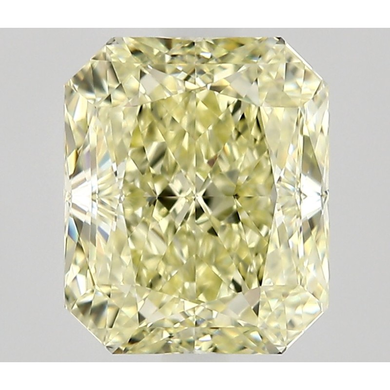 Diament o barwie fantazyjnej radiant, 1.7ct, VS1, Fancy Light Yellow, GIA 2547155914
