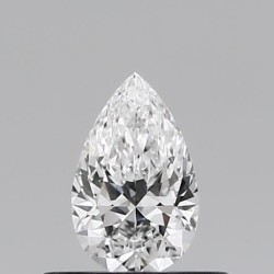 Diament szlif gruszkowy, 0.3ct, VS1, D, GIA 6532597488