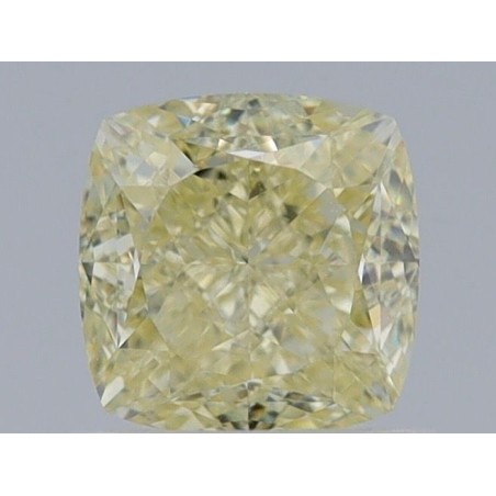 Diament o barwie fantazyjnej szlif poduszkowy brylantowy, 1.16ct, VS1, Fancy Light Yellow, GIA 1463888444