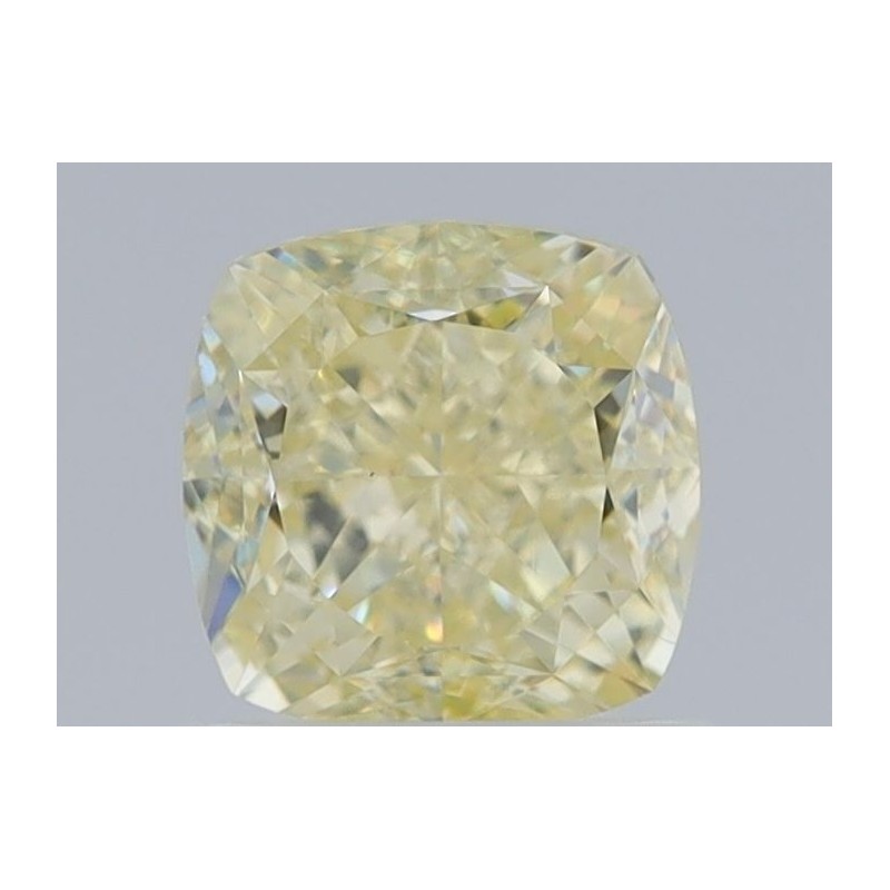Diament o barwie fantazyjnej szlif poduszkowy brylantowy, 1.2ct, VS2, Fancy Light  Yellow, GIA 2466839758
