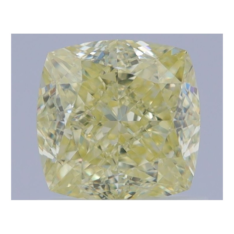 Diament o barwie fantazyjnej szlif poduszkowy brylantowy, 1.19ct, VVS1, Fancy Light  Yellow, GIA 6471033964