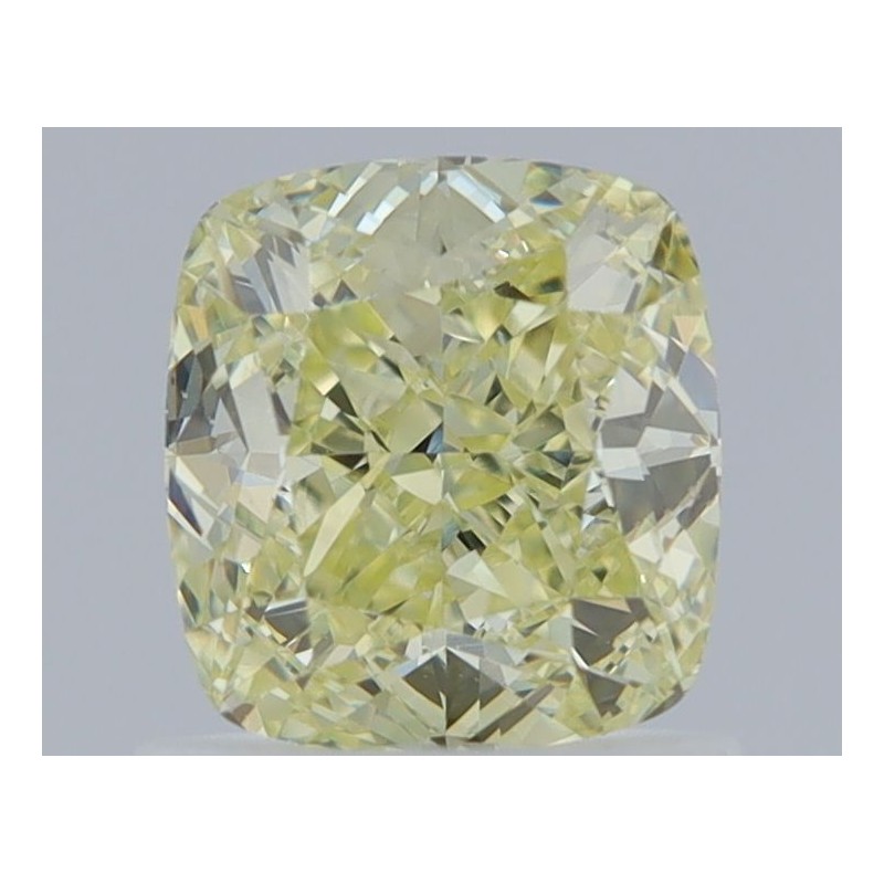 Diament o barwie fantazyjnej szlif poduszkowy modyfikowany, 1.01ct, SI1, Fancy Light Yellow, GIA 6452561548 Diament o barwie fantazyjnej szlif poduszkowy modyfikowany, 1.01ct, SI1, Fancy Light Yellow, GIA 6452561548