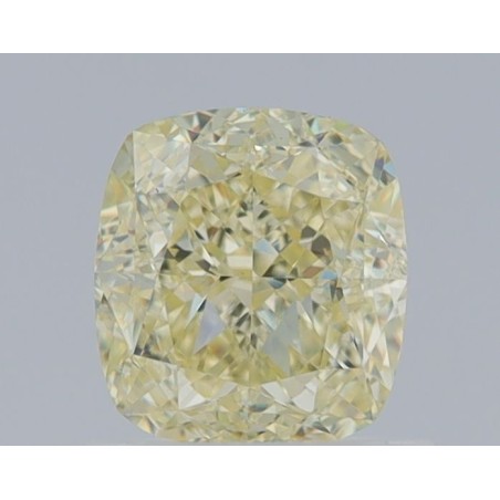 Diament o barwie fantazyjnej szlif poduszkowy modyfikowany, 1.07ct, VS1, Fancy Light Yellow, GIA 2231076035