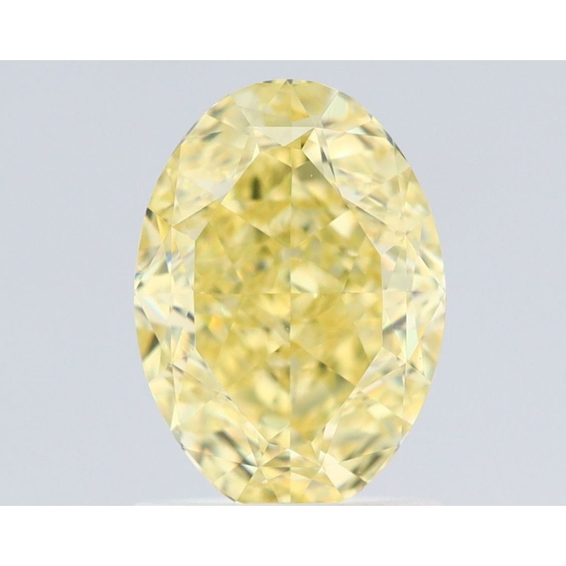 Diament o barwie fantazyjnej szlif owalny, 1.54ct, VS2, Fancy Yellow, GIA 7526622519