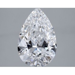 Diament laboratoryjny szlif gruszkowy, 2ct, VVS2, D, IGI LG750524181